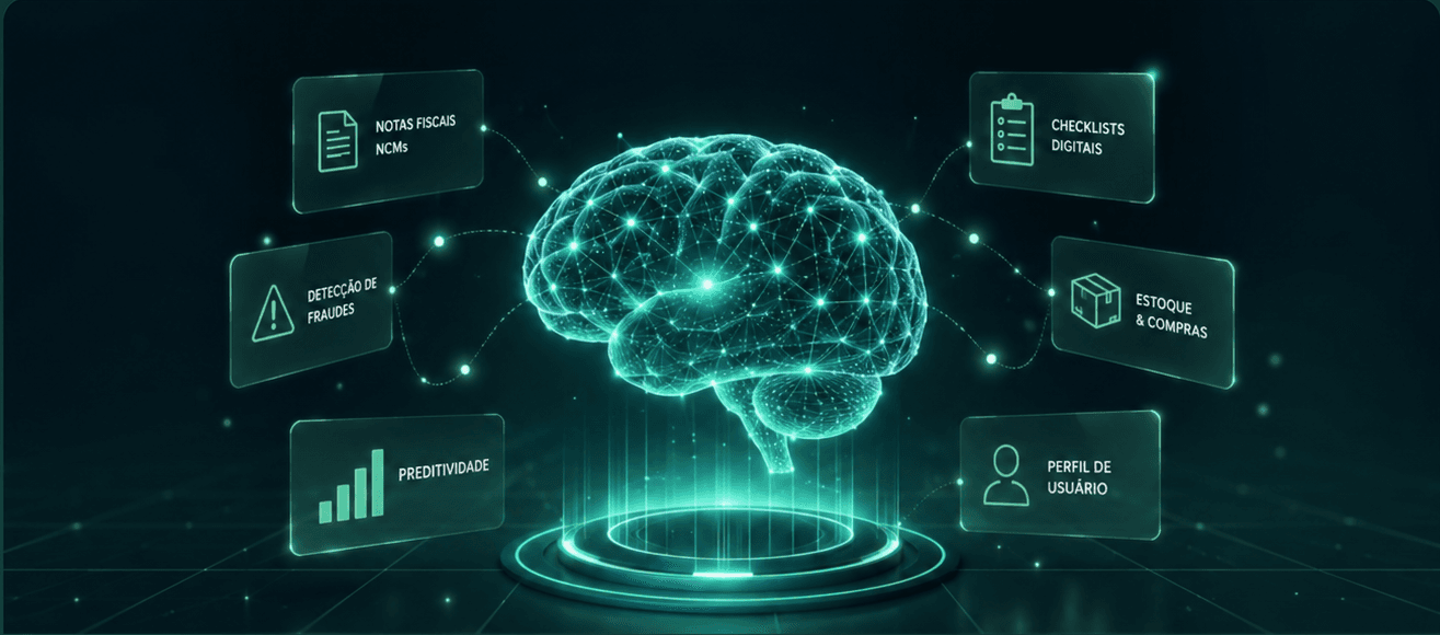 Integrações de IA e soluções personalizadas conectando sistemas