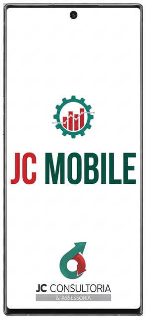 Aplicativo JC Mobile em um smartphone
